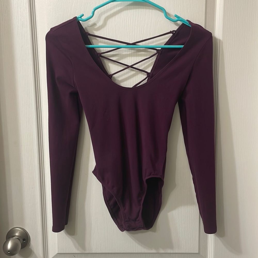 Victoria’s Secret maroon body suite